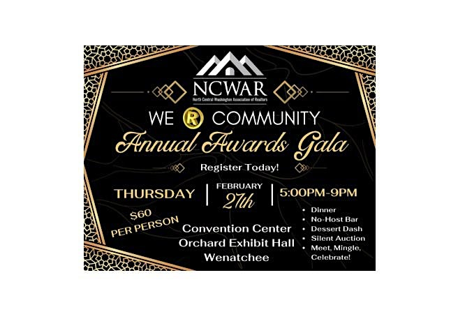 2025 Annual NCWAR Awards Gala – Wenatchee, WA