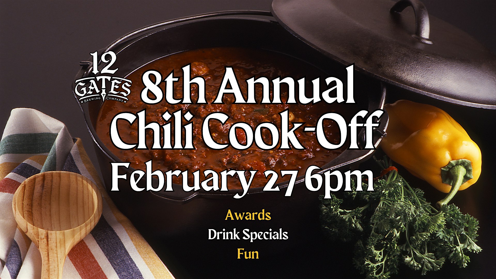 12 Gates 8th Annual Chili Cook-Off – Williamsville, NY