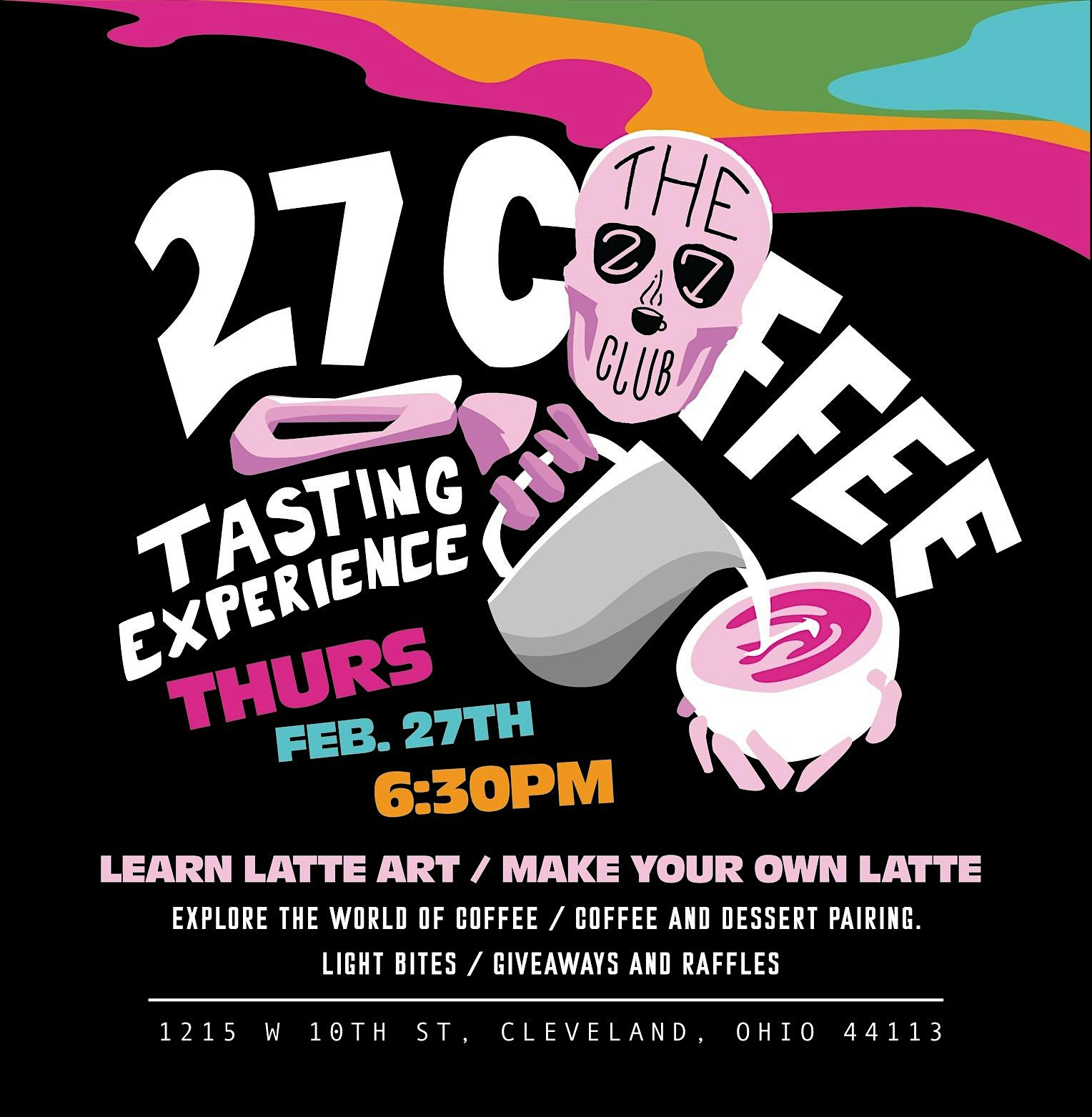 27 Club Coffee Tasting Experience – Cleveland, OH