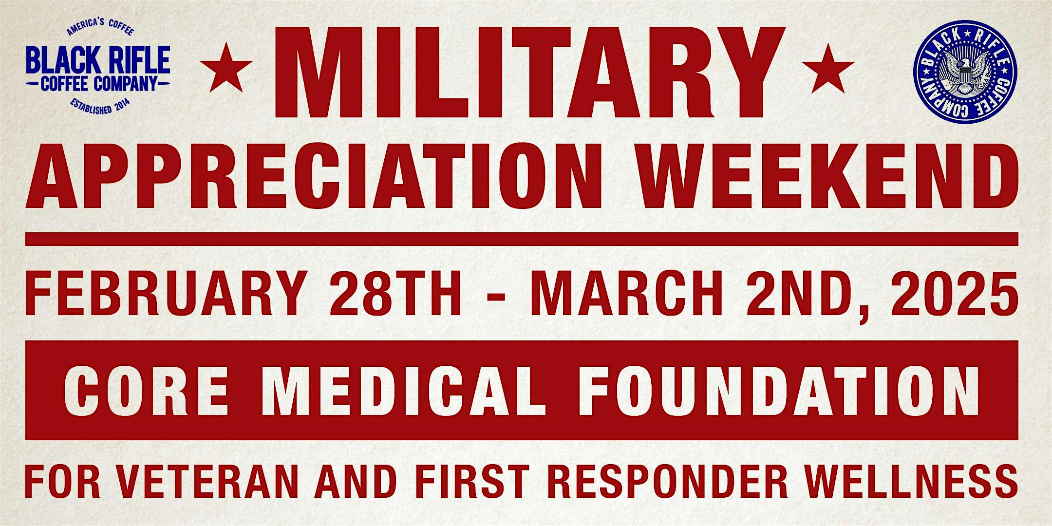 4th Annual Military Appreciation Weekend Sponsored By Core Medical Group – Beaufort, SC