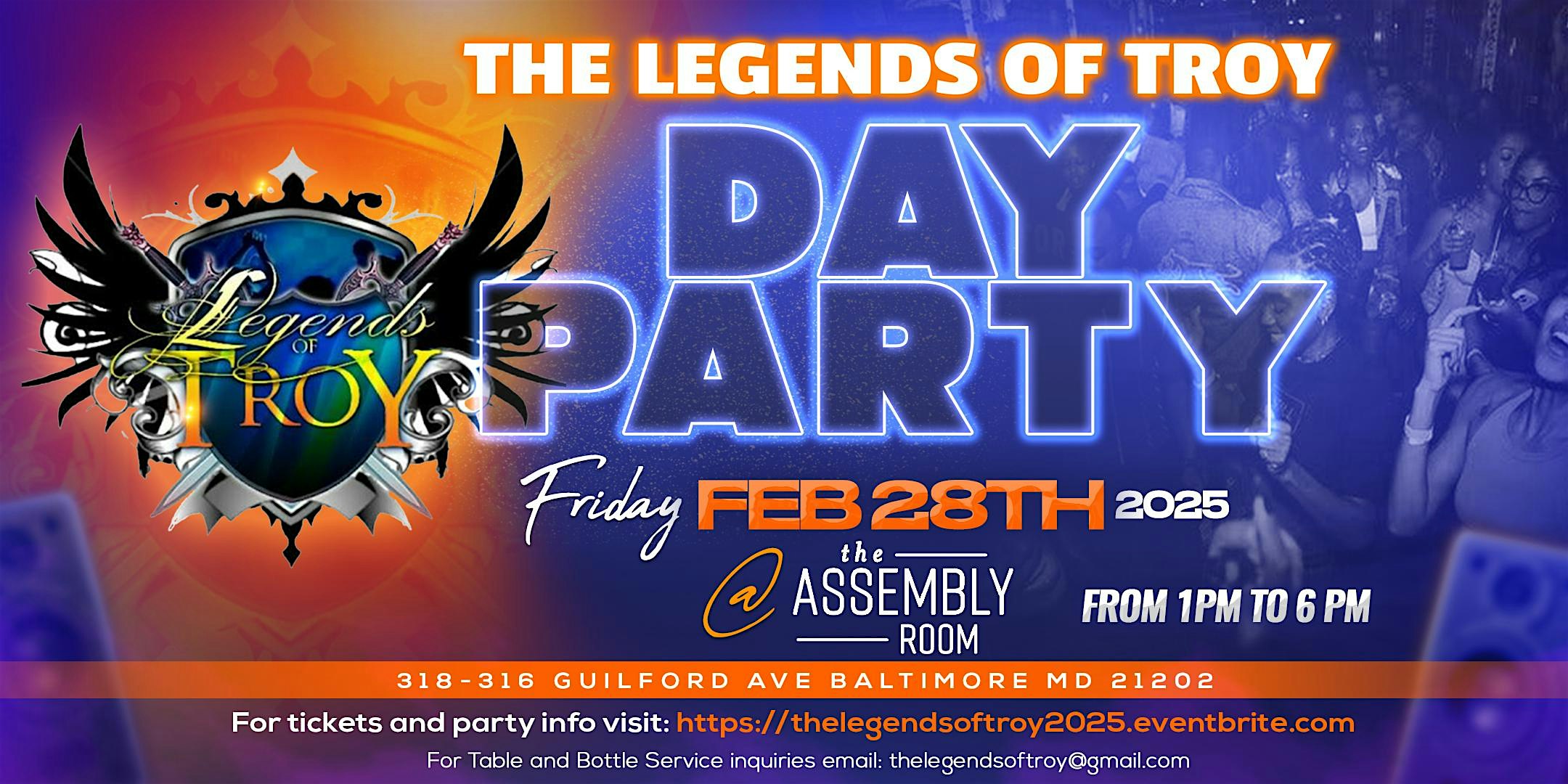 The Official Legends of Troy Day Party – 2025 – Baltimore, MD