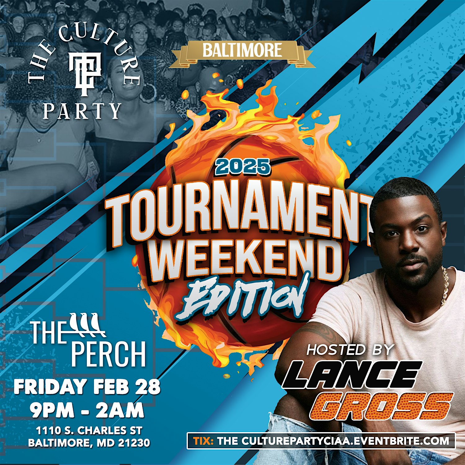 Lance Gross Hosts “THE CULTURE PARTY” | CIAA Edition | @ The Perch – Baltimore, MD