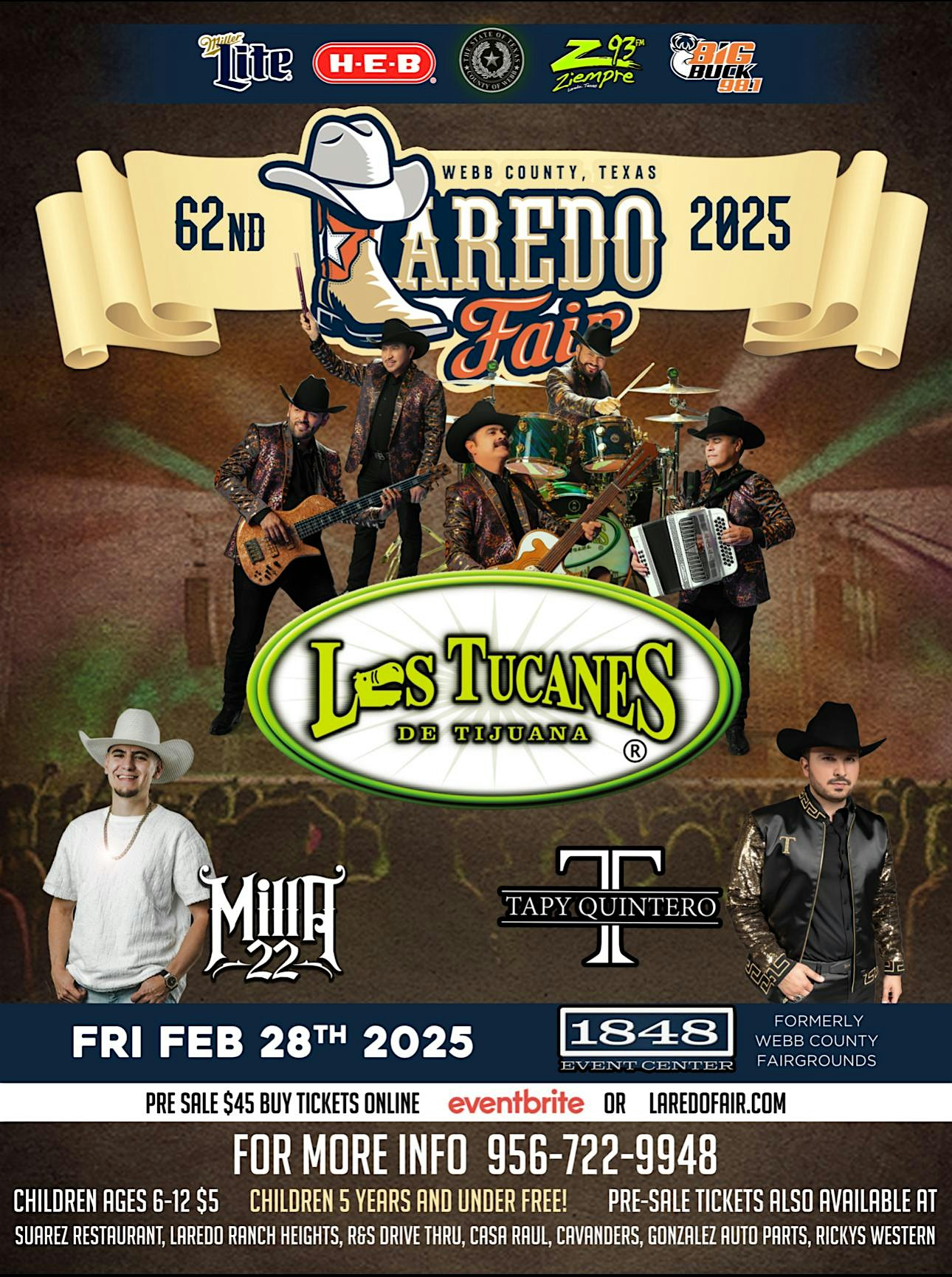 62nd Annual Laredo Fair – FRIDAY – Laredo, TX