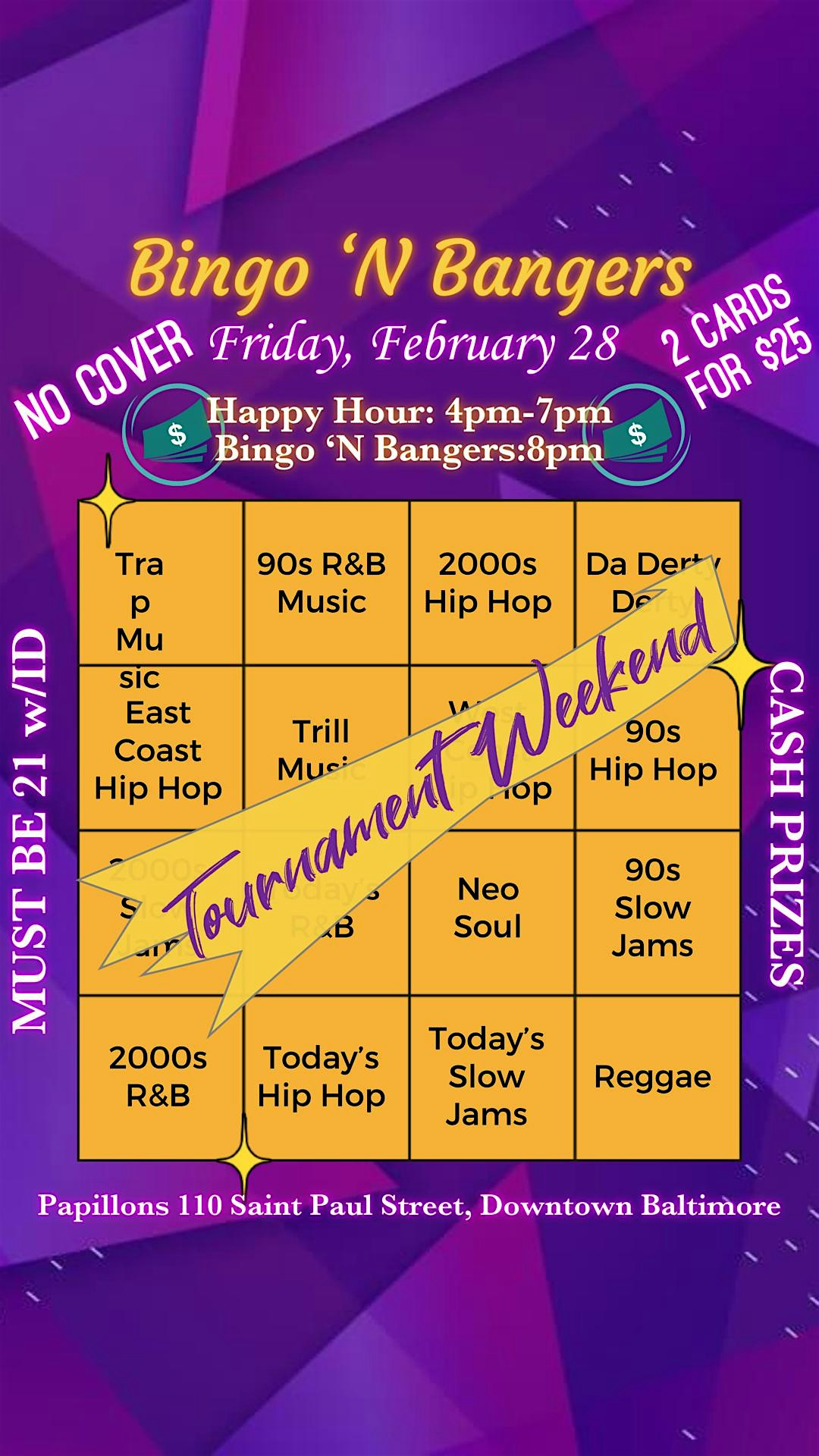 BINGO N BANGERS – Baltimore, MD