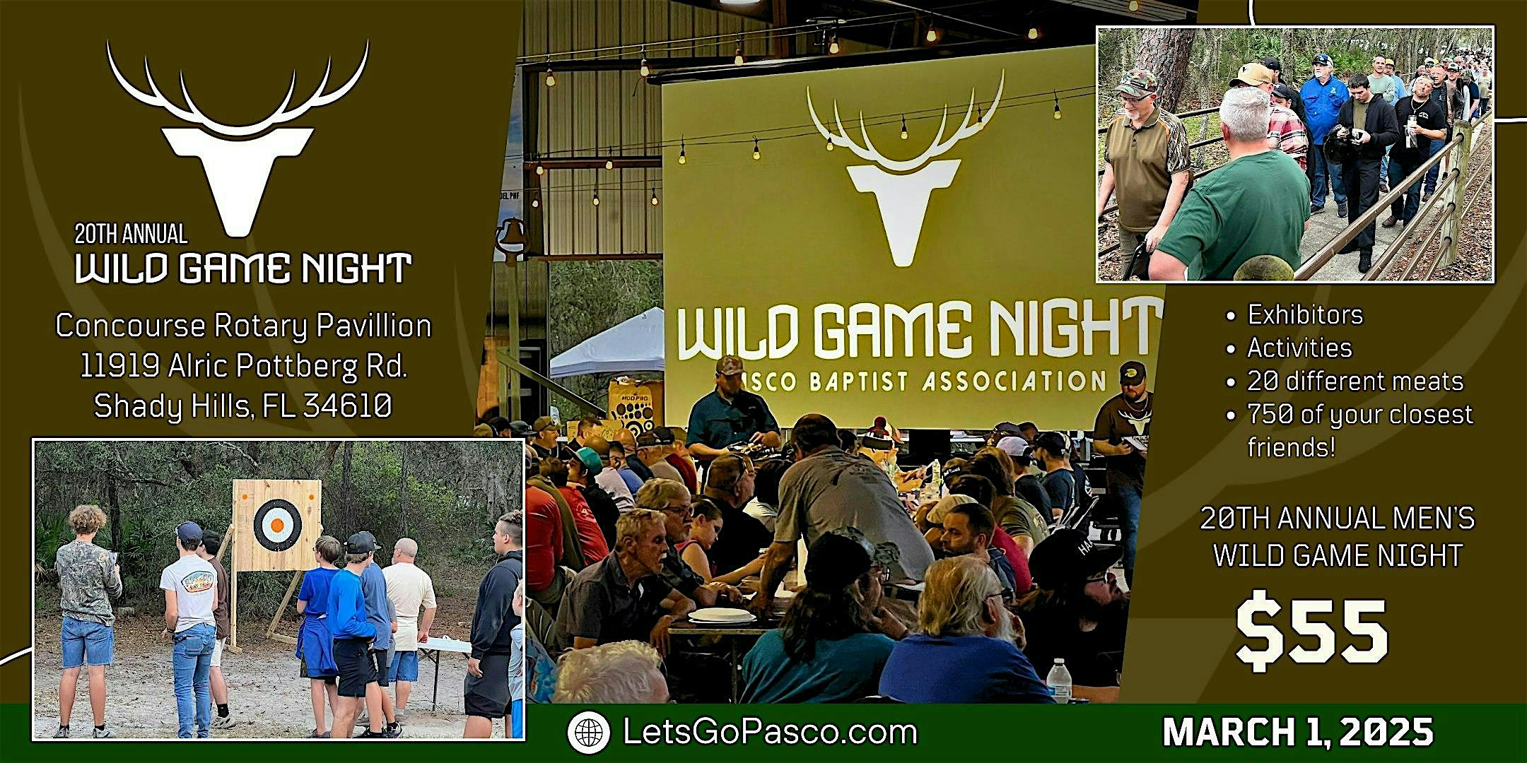 20th Annual Wild Game Night – Shady Hills, FL