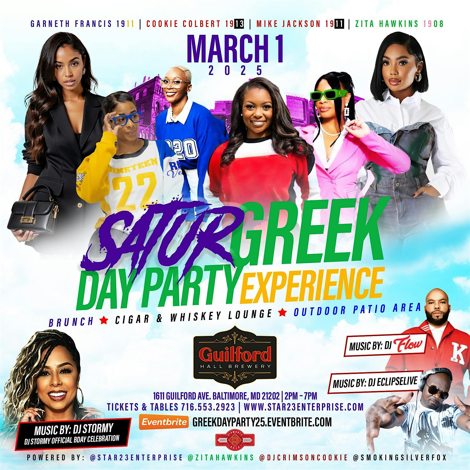 The Ultimate Satur-Greek Day Party Experience! – Baltimore, MD