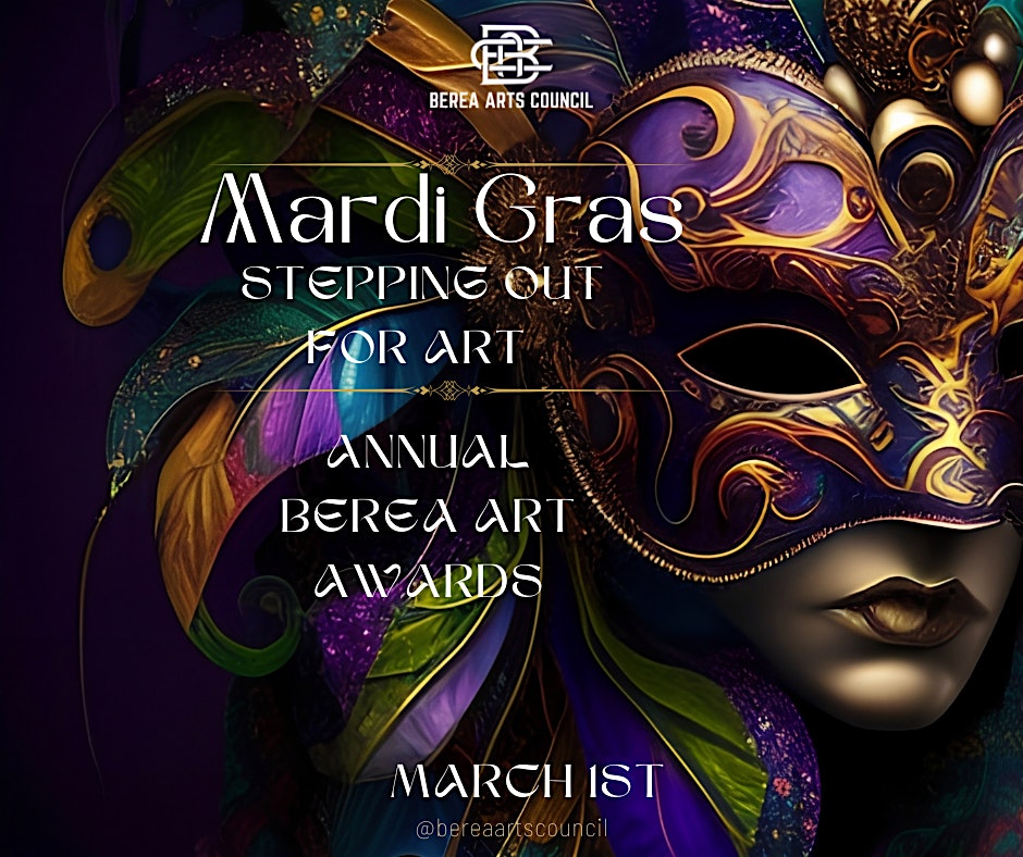 2025 Stepping Out For Art : Mardi Gras – Berea, KY