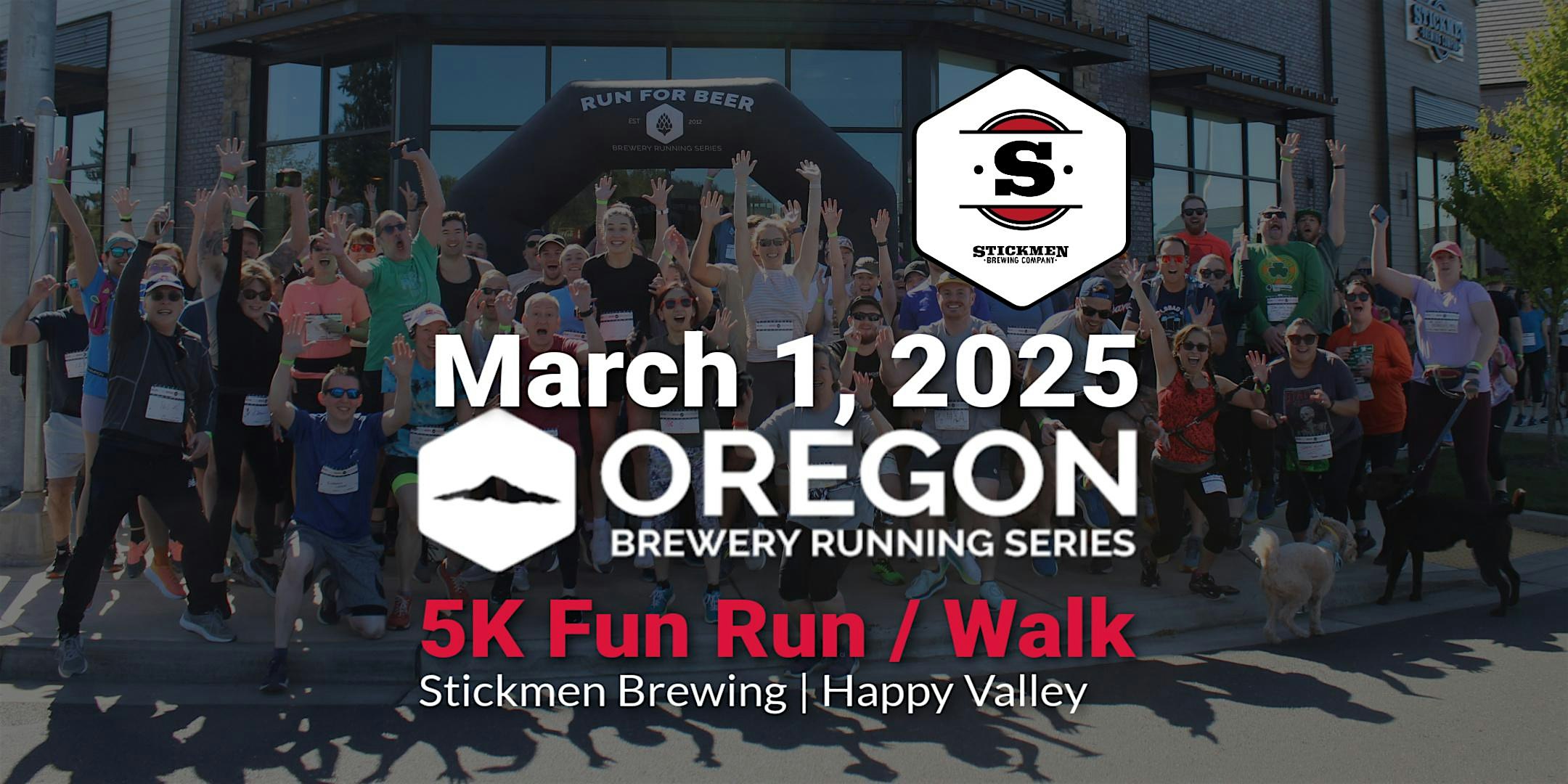 5k Beer Run – Stickmen | 2025 OR Brewery Running Series – Happy Valley, OR