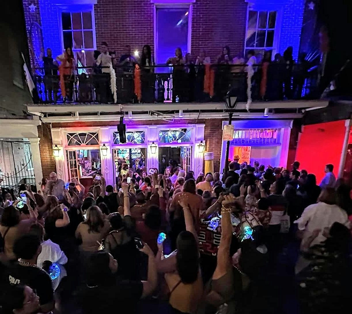 Mardi Gras Balcony Party at PROHIBITION Sat, Mar 1st 4-8pm – New Orleans, LA