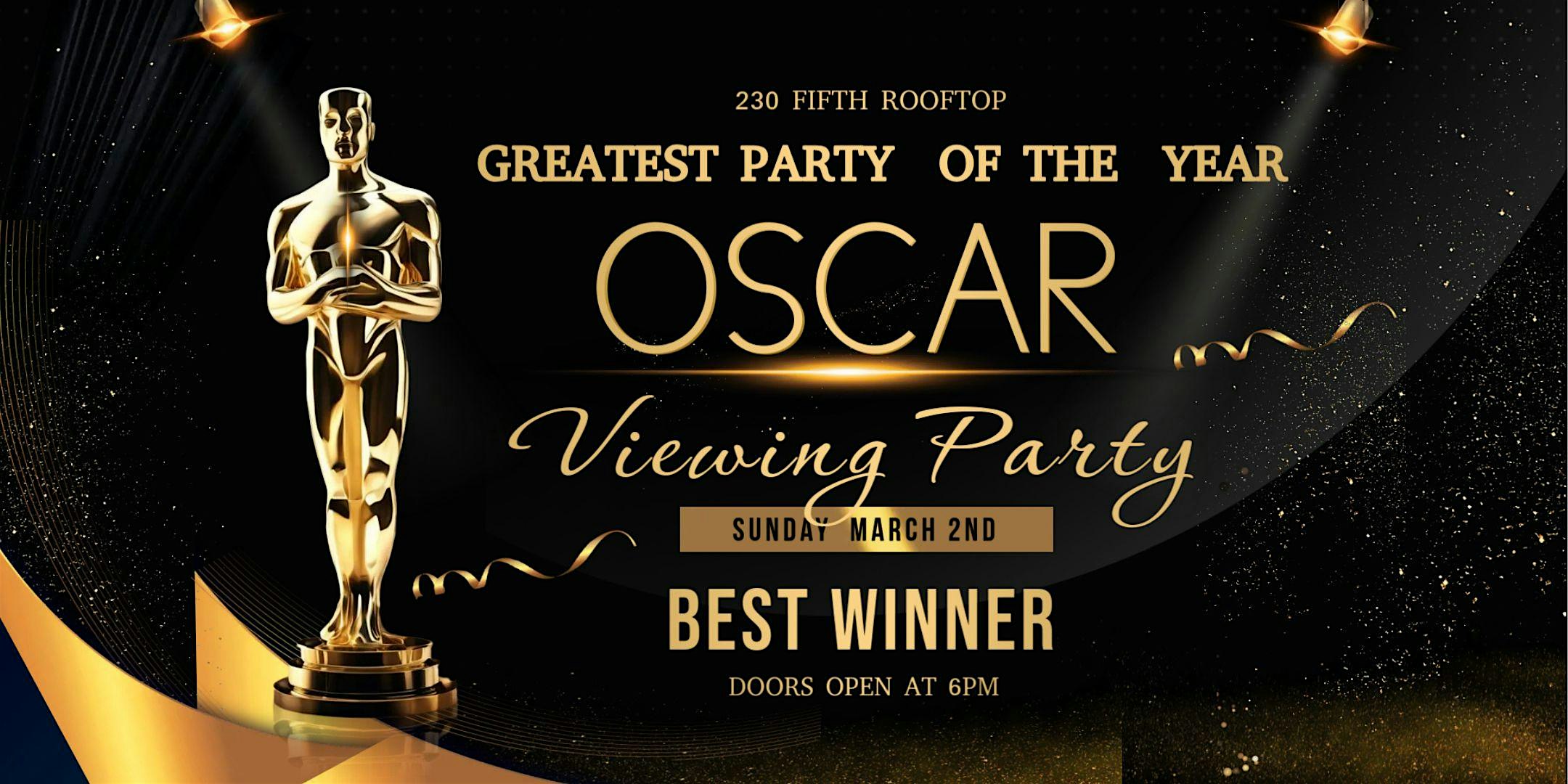 97TH ACADEMY AWARDS (2025 OSCARS) VIEWING PARTY @230 Fifth Rooftop – New York, NY