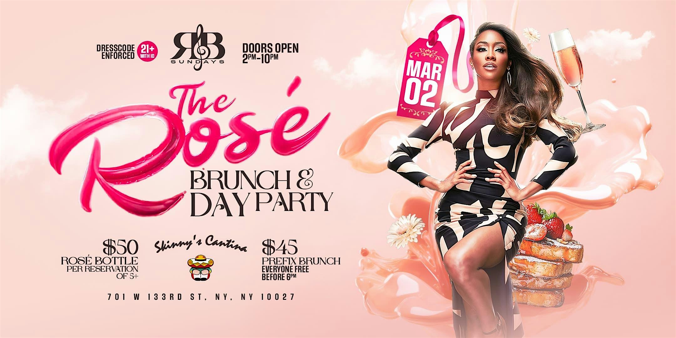 3/02: R&B Sundays: The Moet Rose Brunch & Day Party Grand Re-Opening – New York, NY