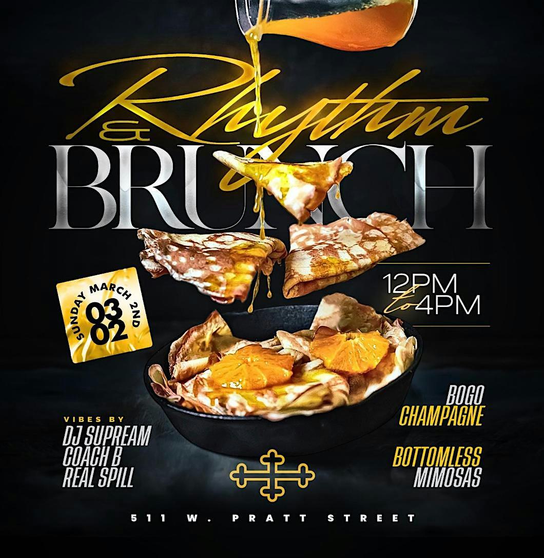 The Annual Rhythm & Brunch CIAA edition is back! Brand New Venue – Baltimore, MD