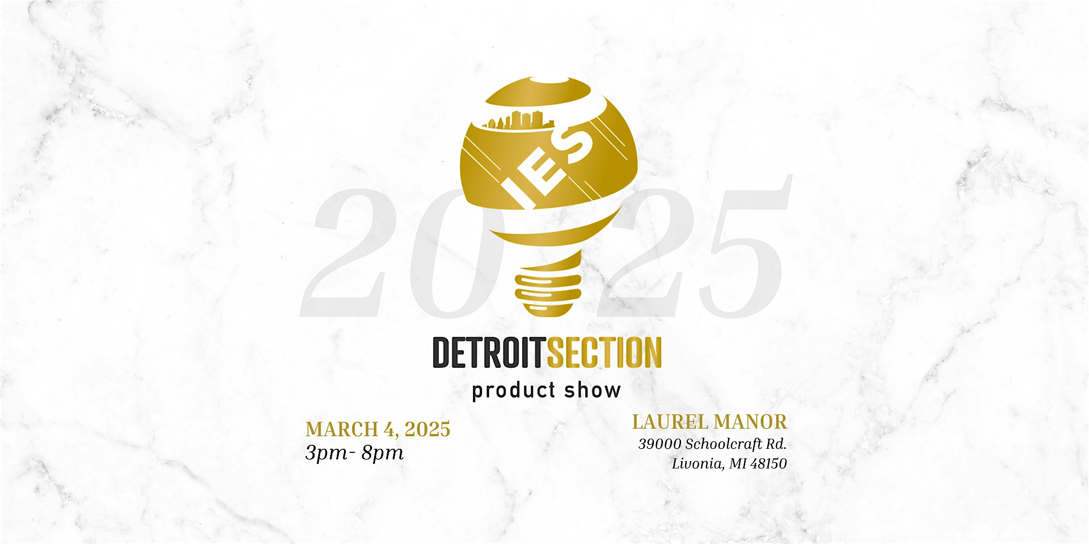 2025 IES Detroit Product Show – ATTENDEE TICKETS – Livonia, MI