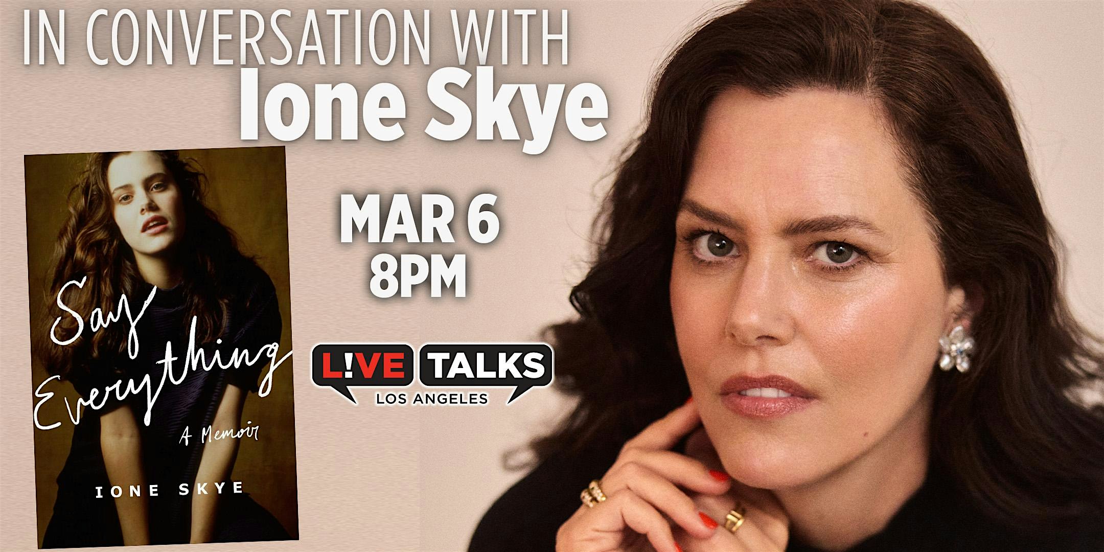 An Evening with Ione Skye – Santa Monica, CA