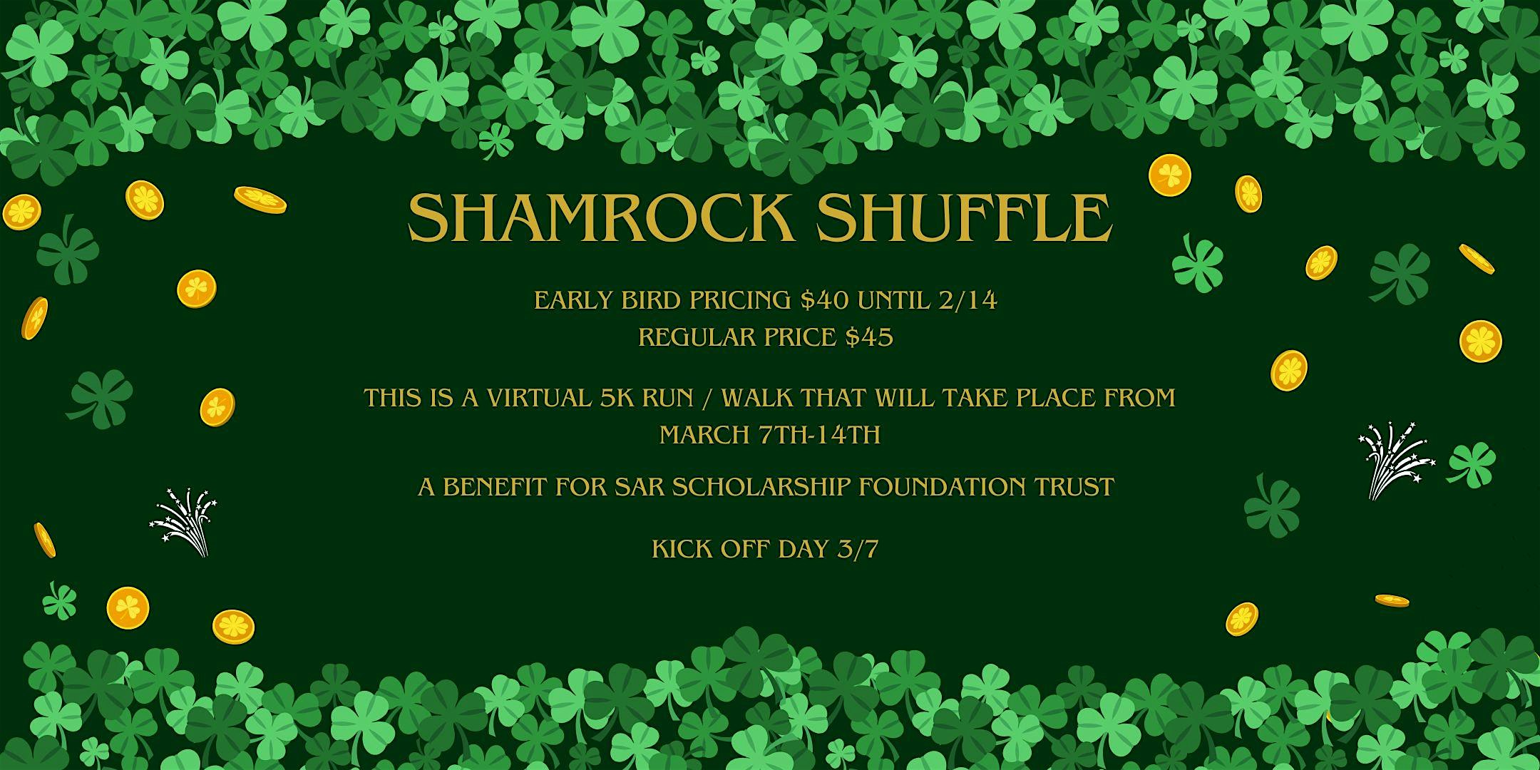 2025 Shamrock Shuffle Virtual Fun Run – Sacramento, CA