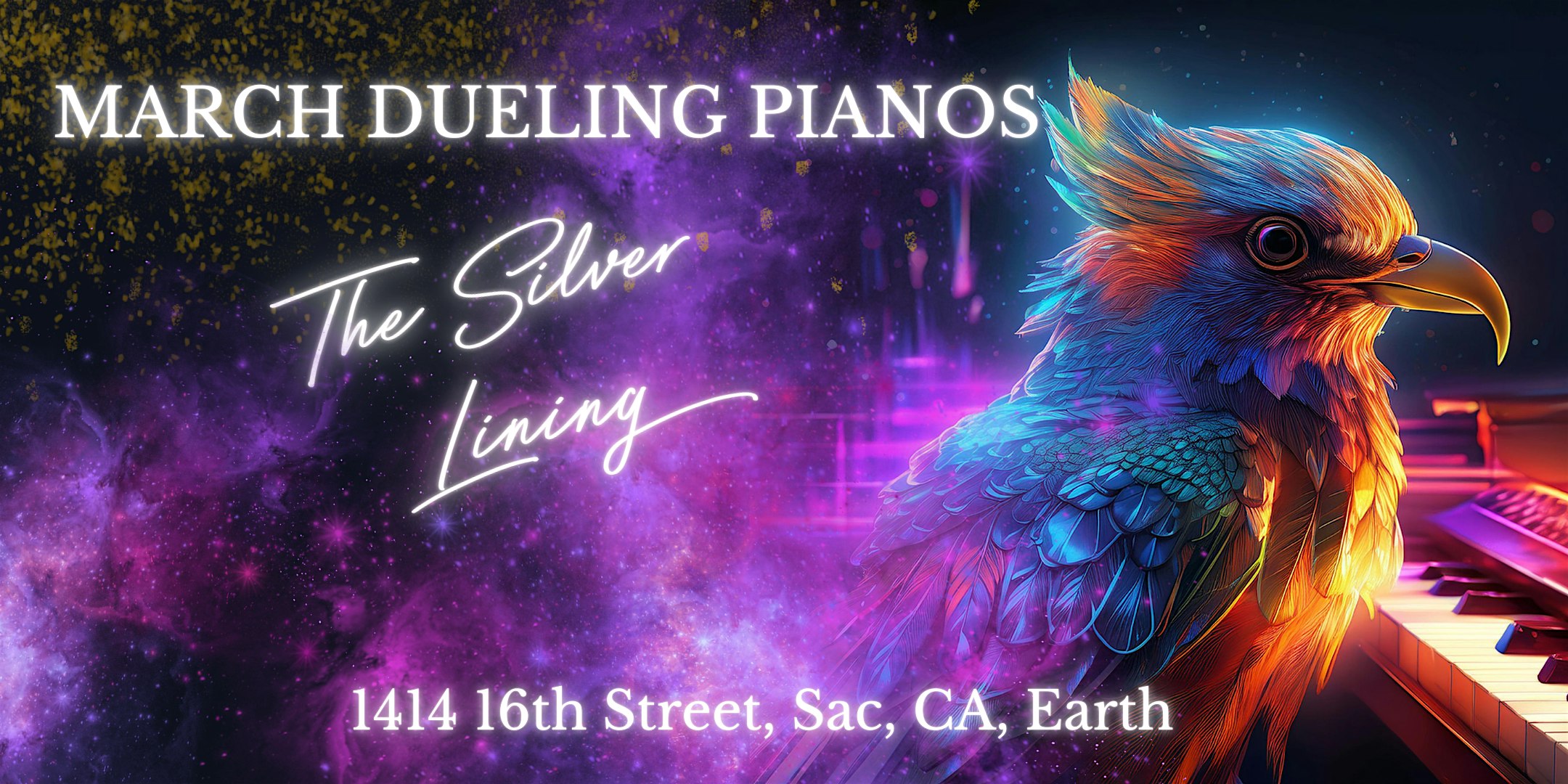 7th March Dueling Pianos – Sacramento, CA