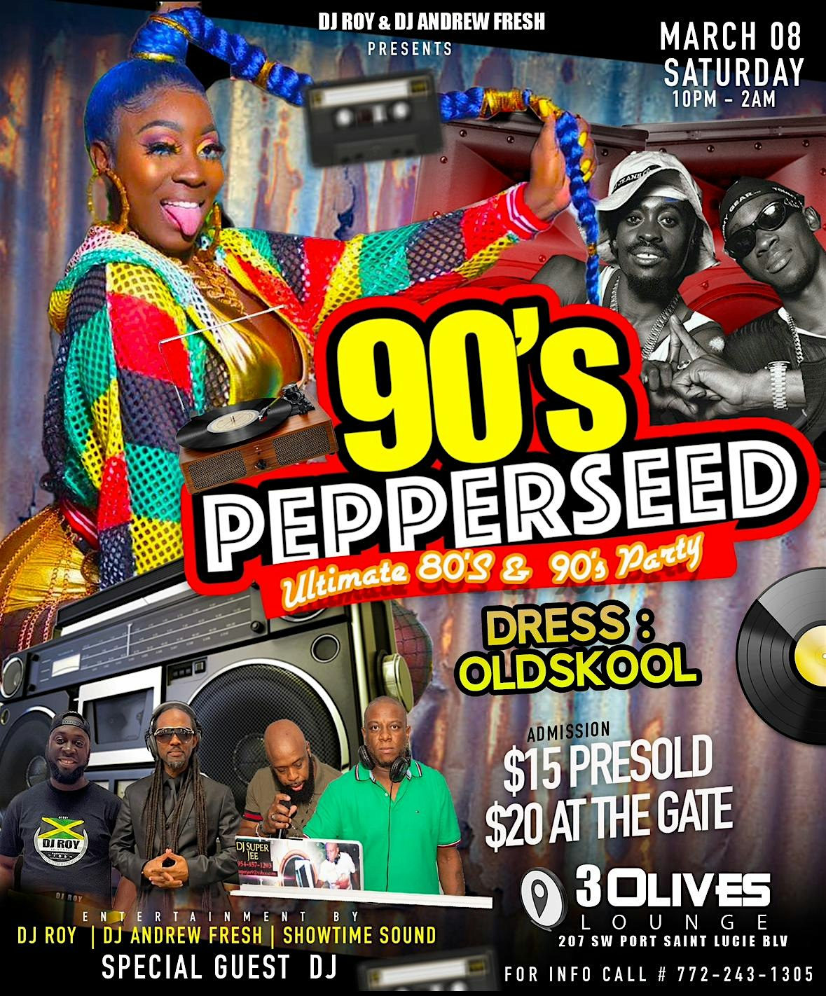 90’S PEPPERSEED RETRO PARTY | PORT SAINT LUCIE – Port St. Lucie, FL