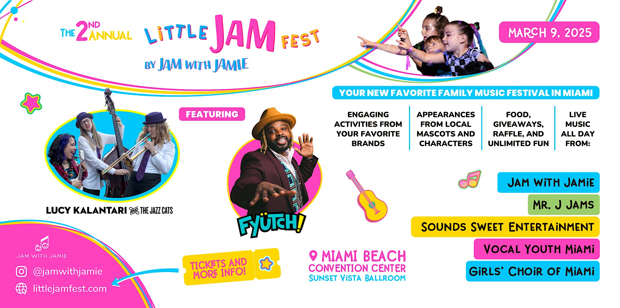 2nd Annual Little Jam Fest by Jam with Jamie – Miami Beach, FL