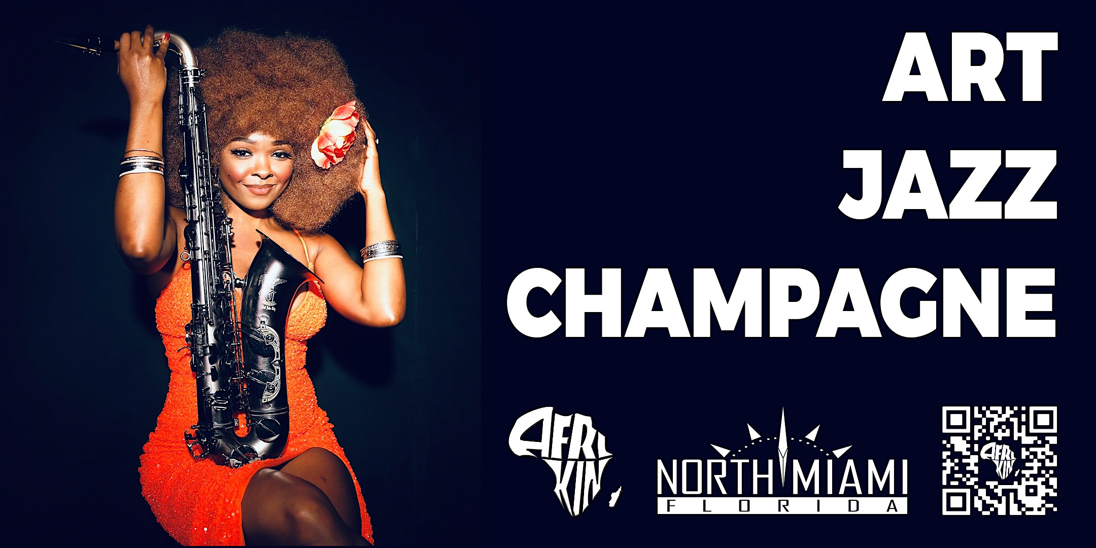 AfriKin: Art, Jazz and Champagne feat. Cleo Fox – North Miami, FL