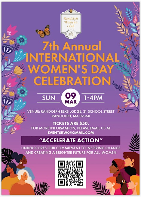 7th Annual International Women’s Day Celebration – Randolph, MA