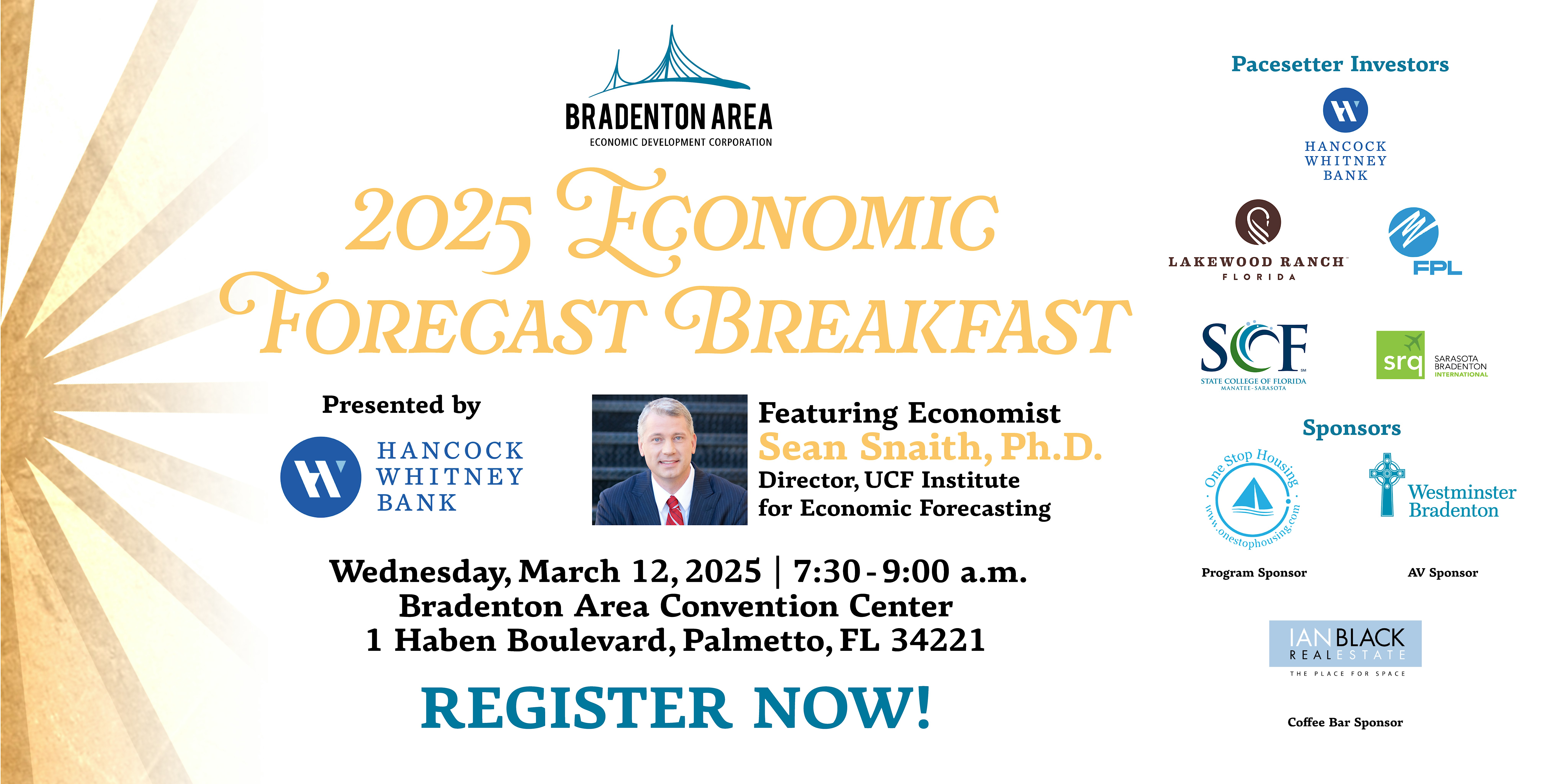 2025 Bradenton Area EDC Economic Forecast Breakfast – Palmetto, FL