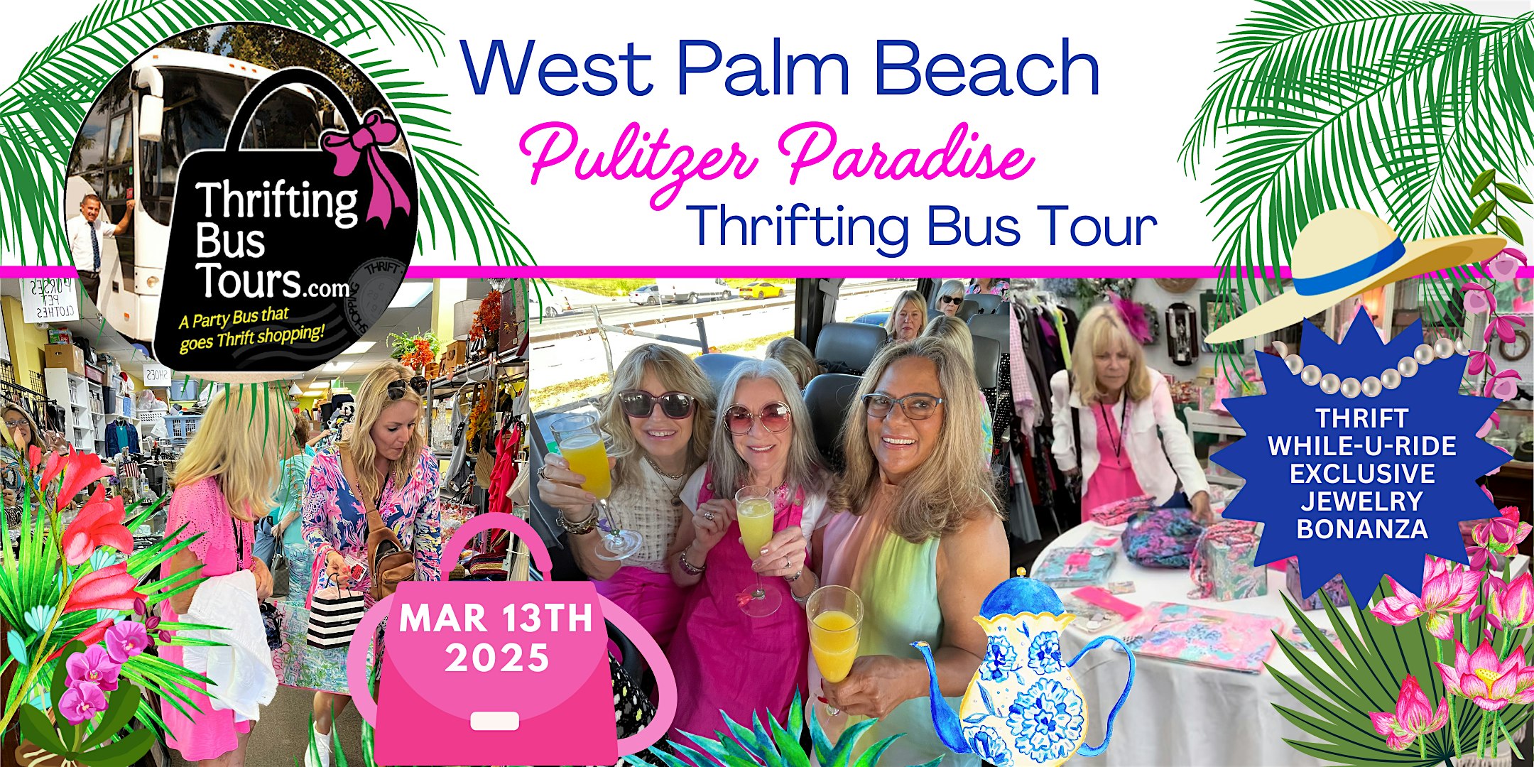 3/13 Thrifting Bus Board: Sarasota, Pt.Charlotte going to West Palm Beach – Sarasota, FL