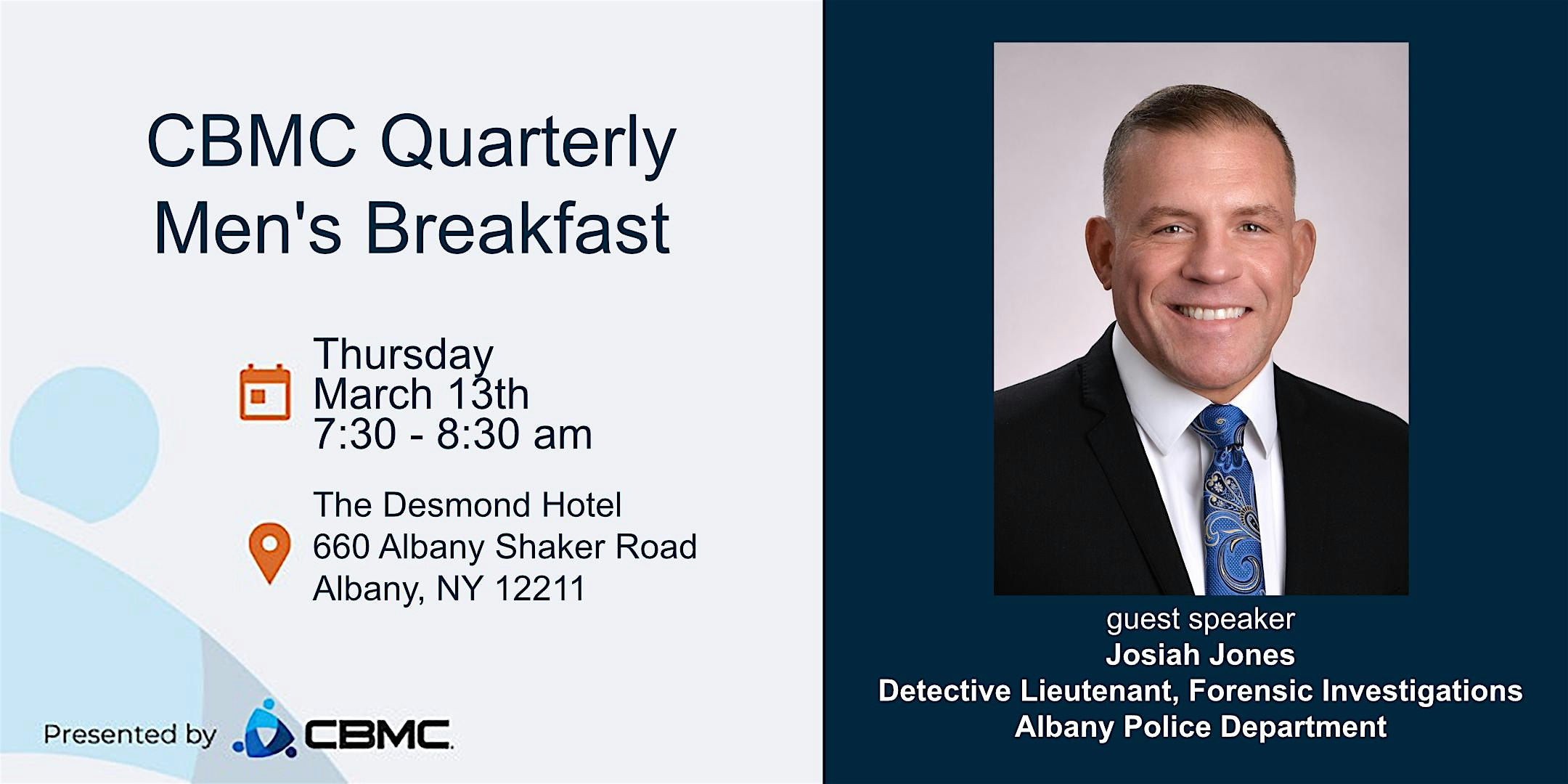 Albany CBMC Quarterly Breakfast – Albany, NY