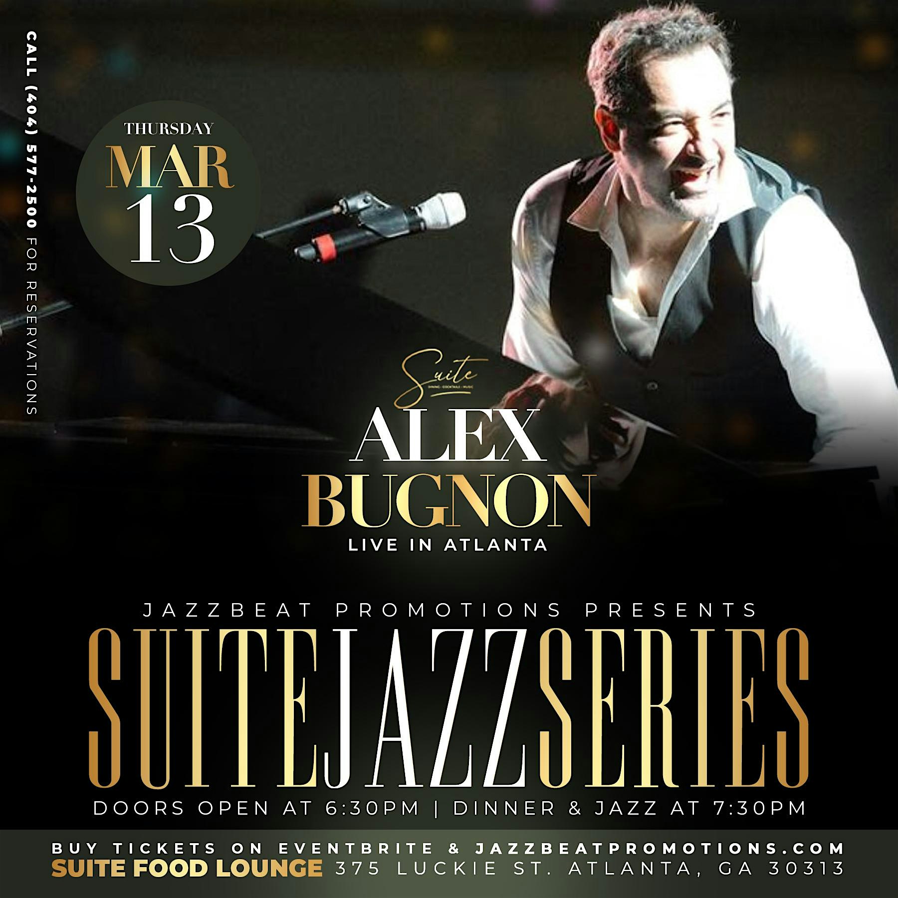 Alex Bugnon Live at Suite – Atlanta, GA