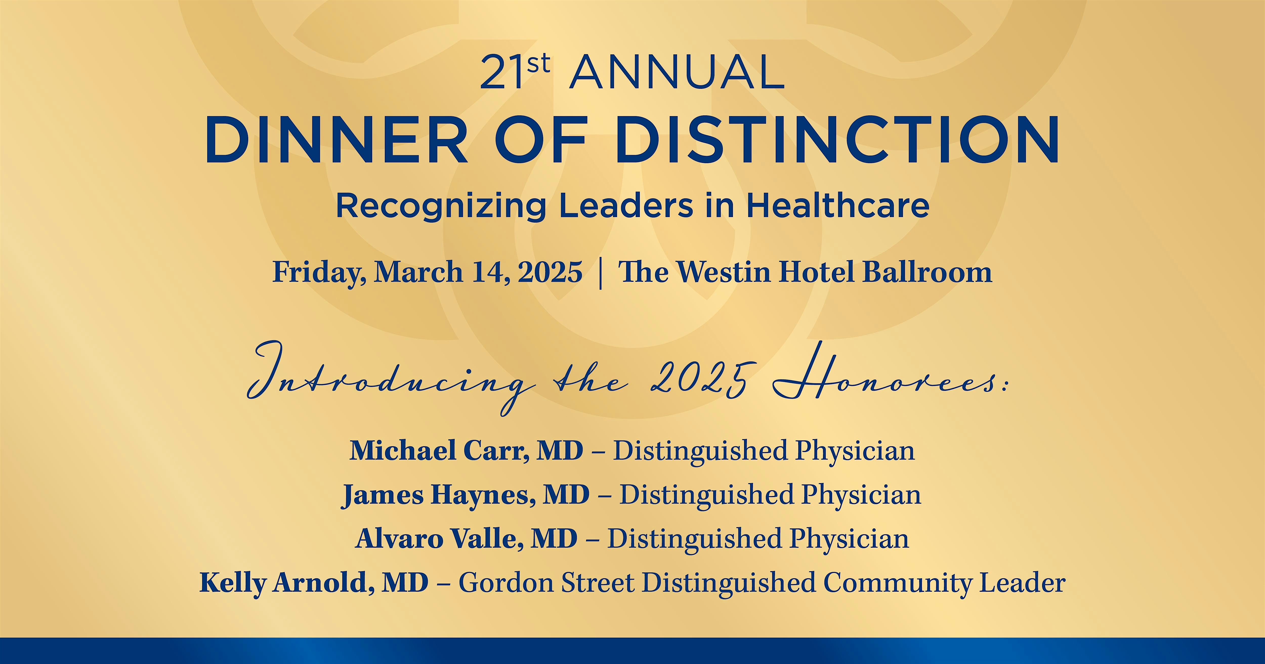 21st Annual Dinner of Distinction – Chattanooga, TN