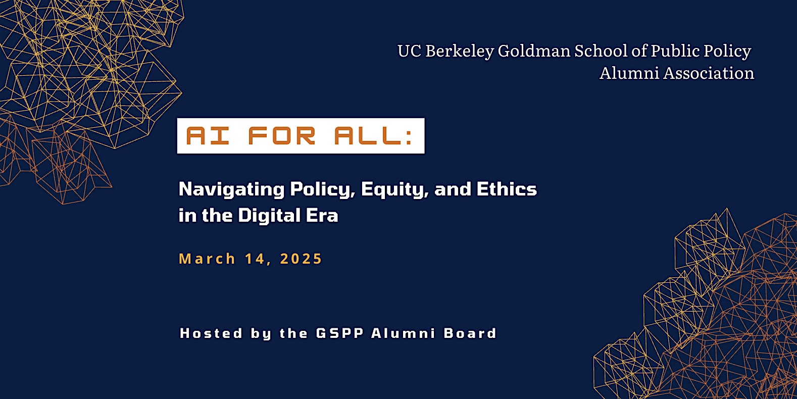 AI for All: Policy, Equity, & Ethics in a Tech-Driven World – San Francisco, CA