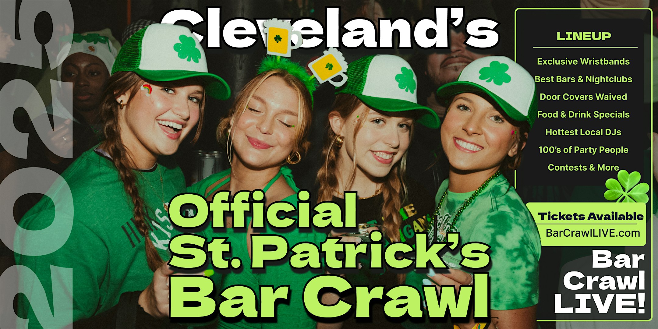 2025 Official Cleveland St Patricks Day Bar Crawl 2 Dates By Bar Crawl LIVE – Cleveland, OH