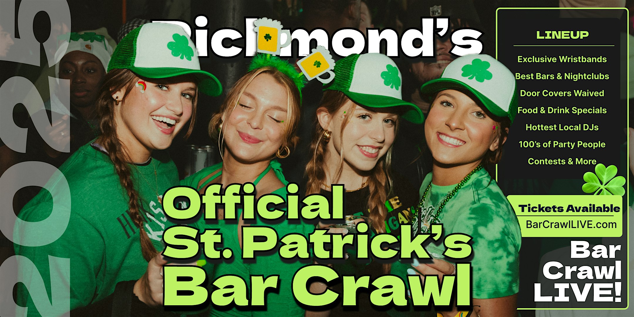 2025 Official Richmond St Patricks Day Bar Crawl 2 Dates By Bar Crawl LIVE – Richmond, VA