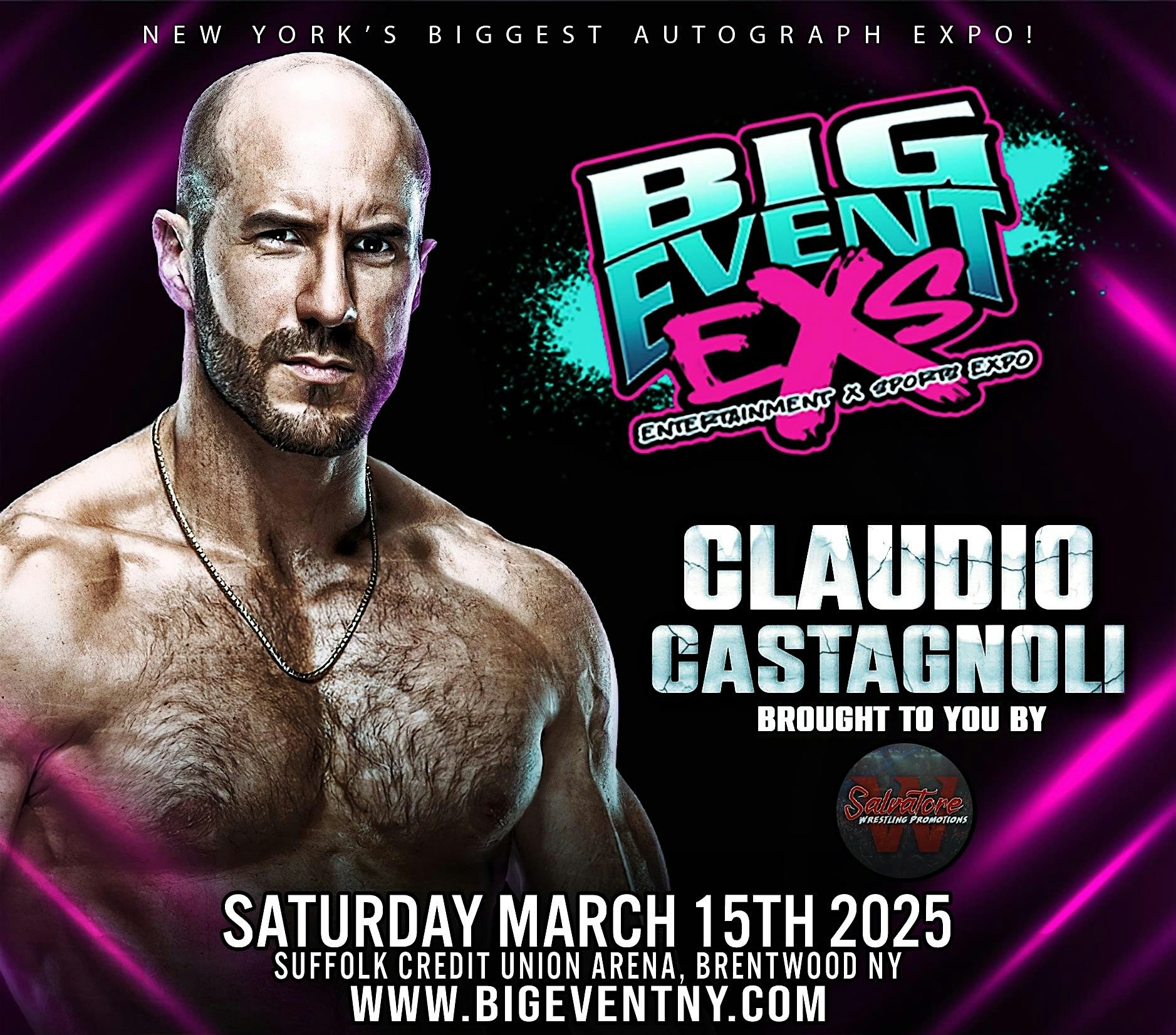 3/15 Claudio Castagnoli at Big Event NY – Brentwood, NY