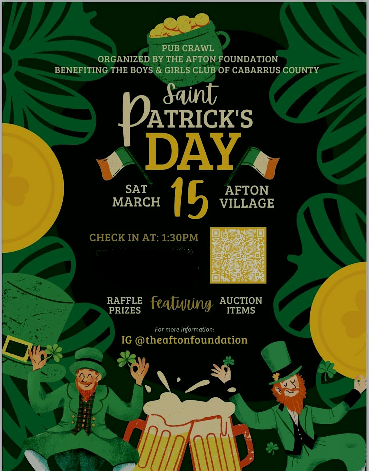 2nd Annual St. Patricks Day Pub Crawl Benefiting The Boys and Girls Club – Concord, NC