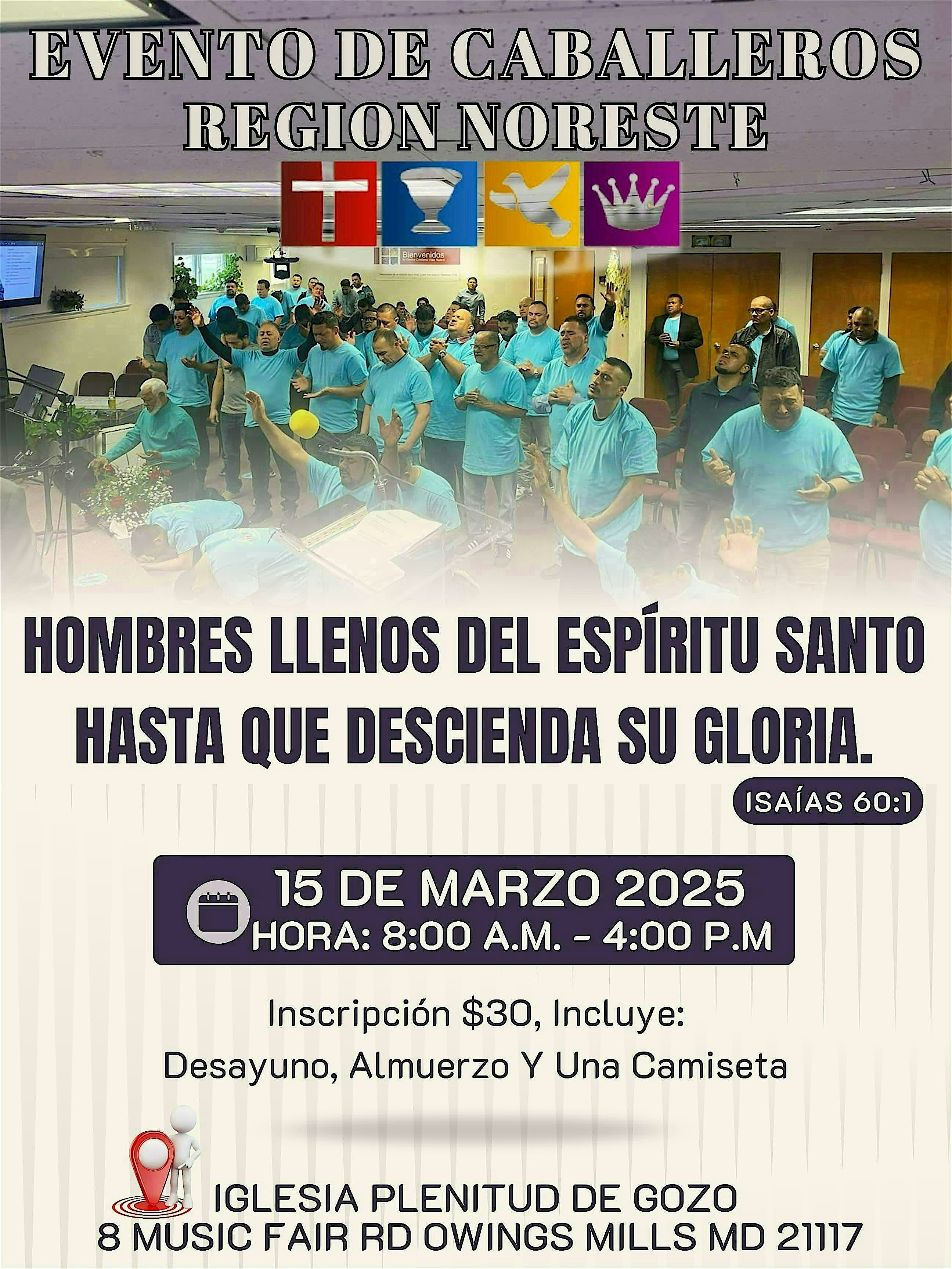 500 HOMBRES LLENOS DEL ESPIRITU SANTO – Owings Mills, MD