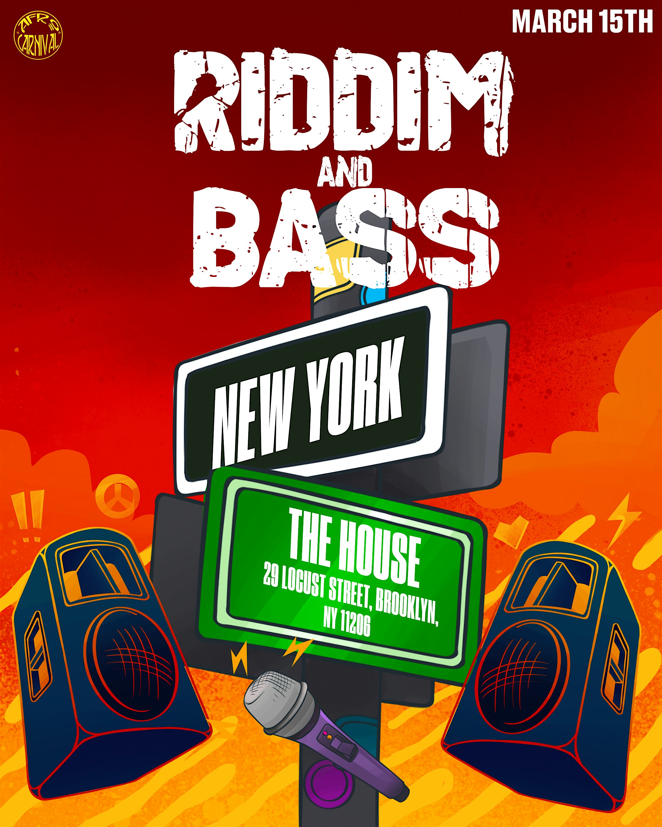 Afro Carnival Presents Riddim & Bass (NYC) – Brooklyn, NY