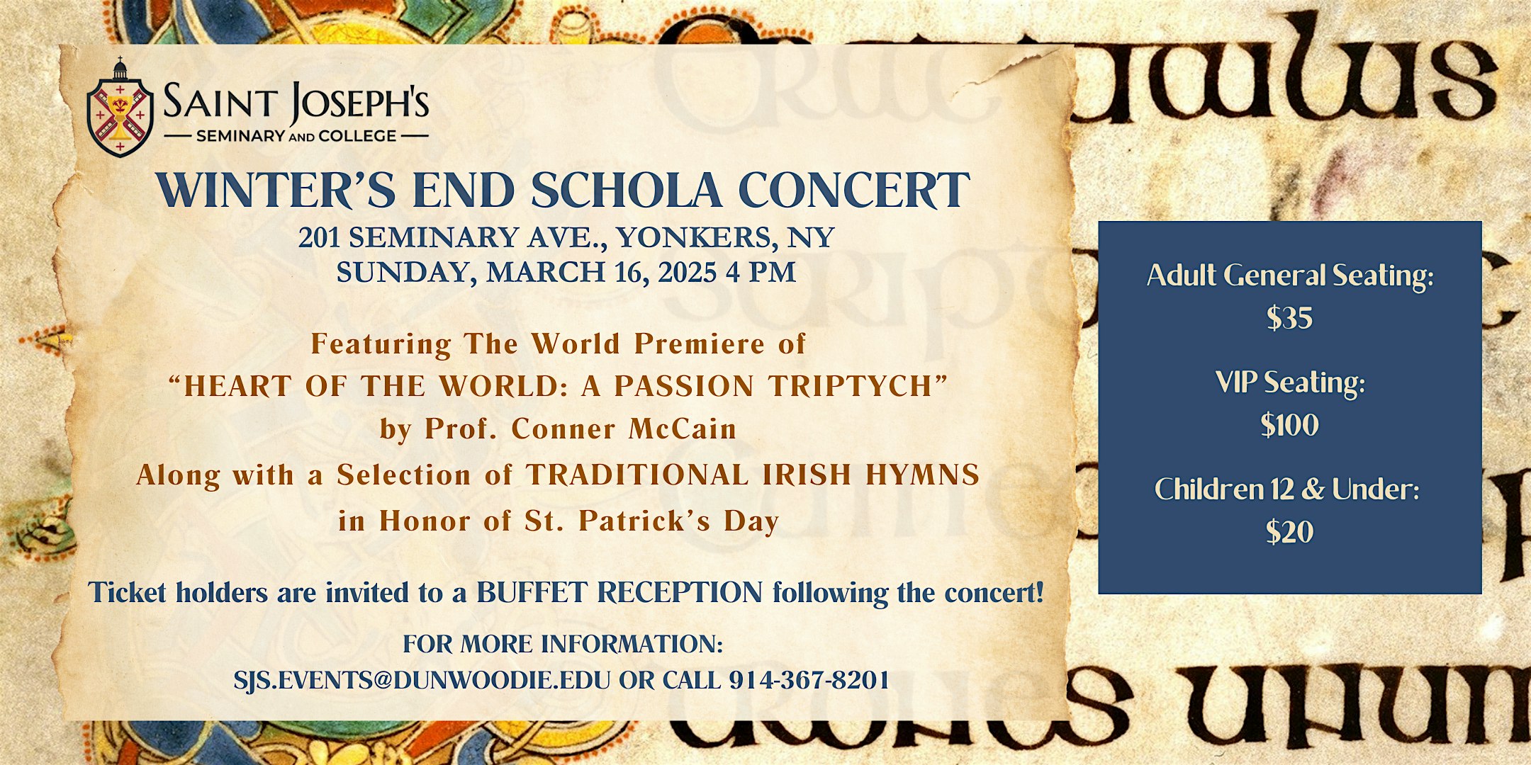 2025 Winter’s End Schola Concert – Yonkers, NY