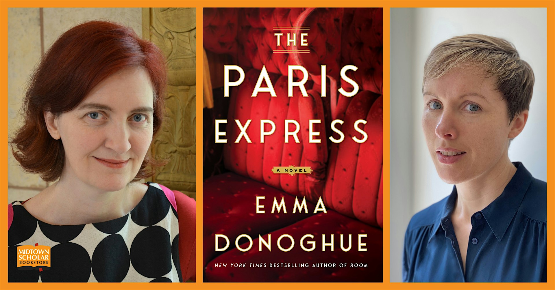 An Evening with Emma Donoghue and Siobhan Phillips: The Paris Express – Harrisburg, PA