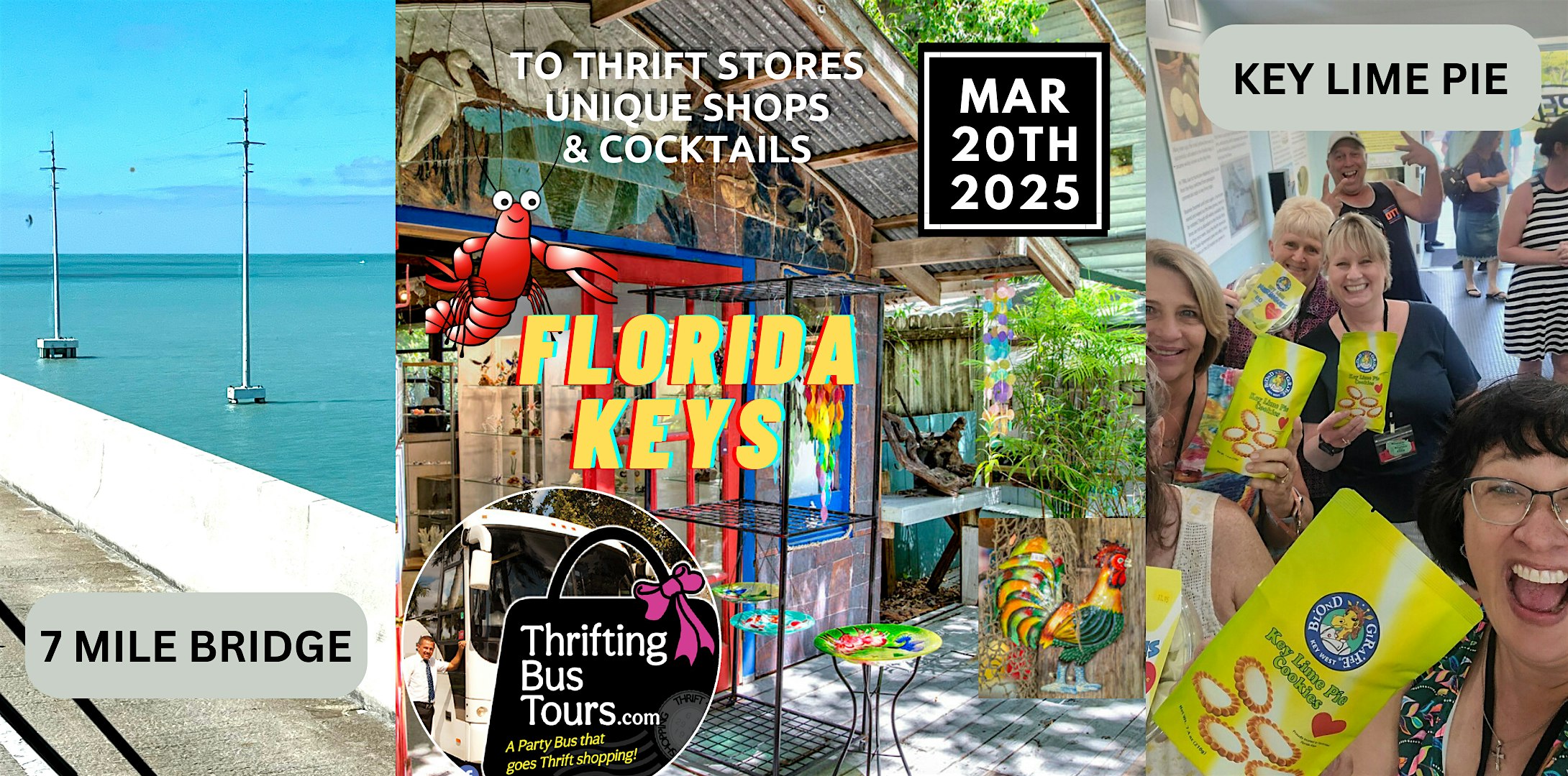 3/20 Thrifting Bus Board in Naples to the FLORIDA KEYS – Naples, FL