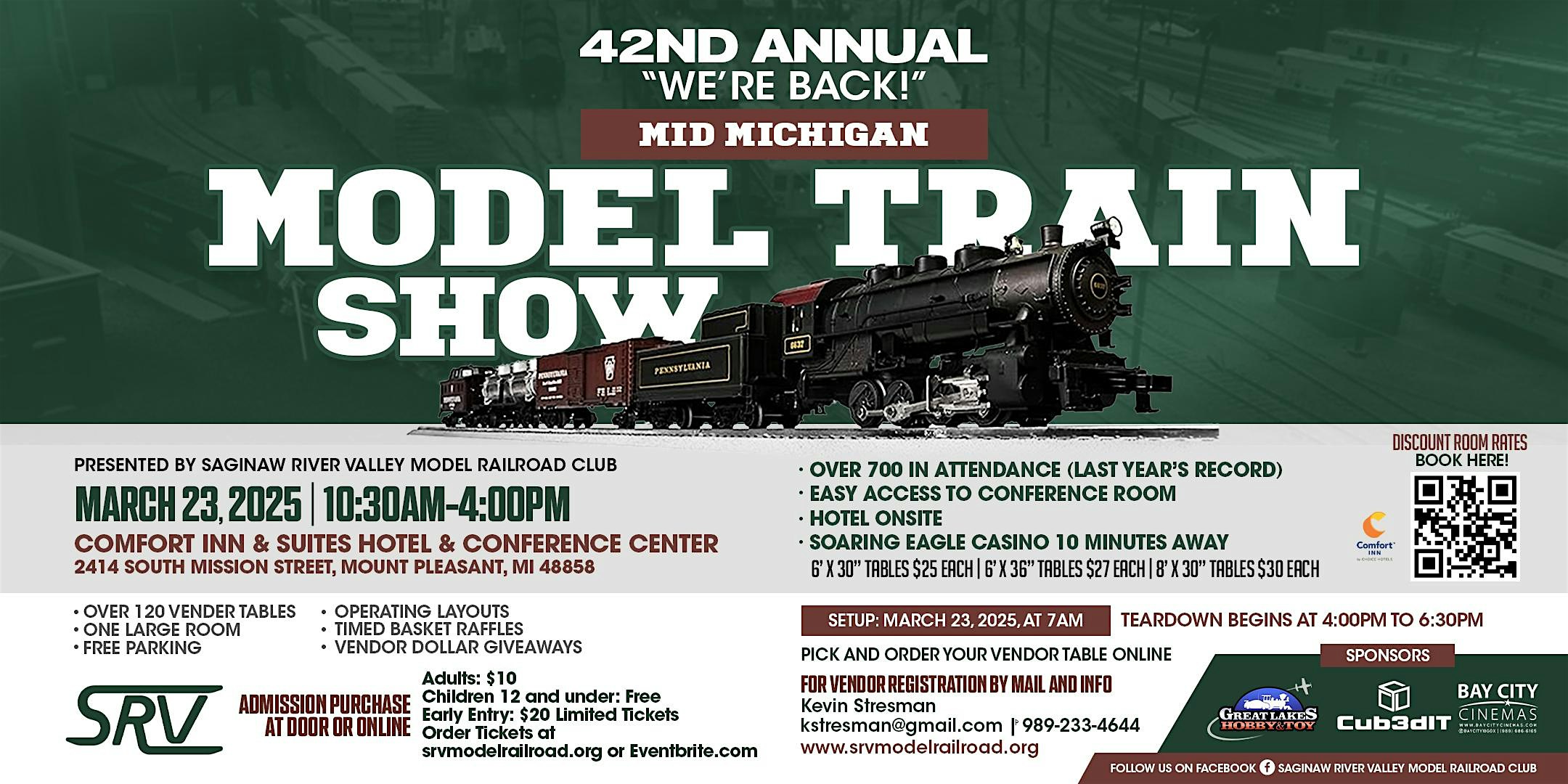 2025 Mid Michigan Model Train Sale – Mount Pleasant, MI