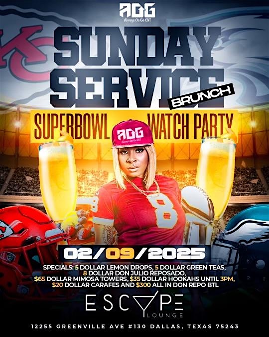 Sunday Service Brunch/Day Party – Dallas, TX