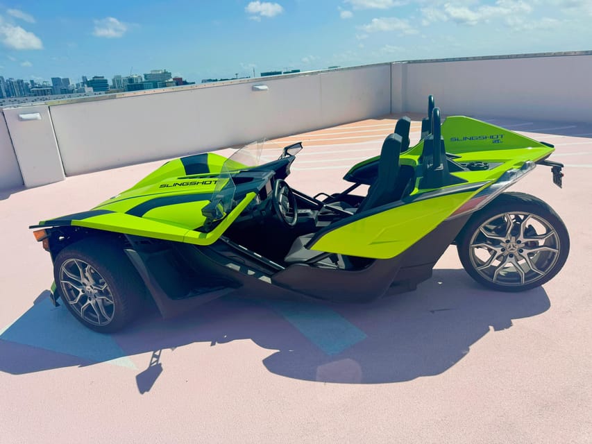 Book your BEST DEAL FOR 6 HOURS SLINGSHOT RENTAL experience today. Discover upcoming events, exciting activities, tours, places to eat, places to stay, and fun things to do in Miami, Florida with PartyFixx.co.