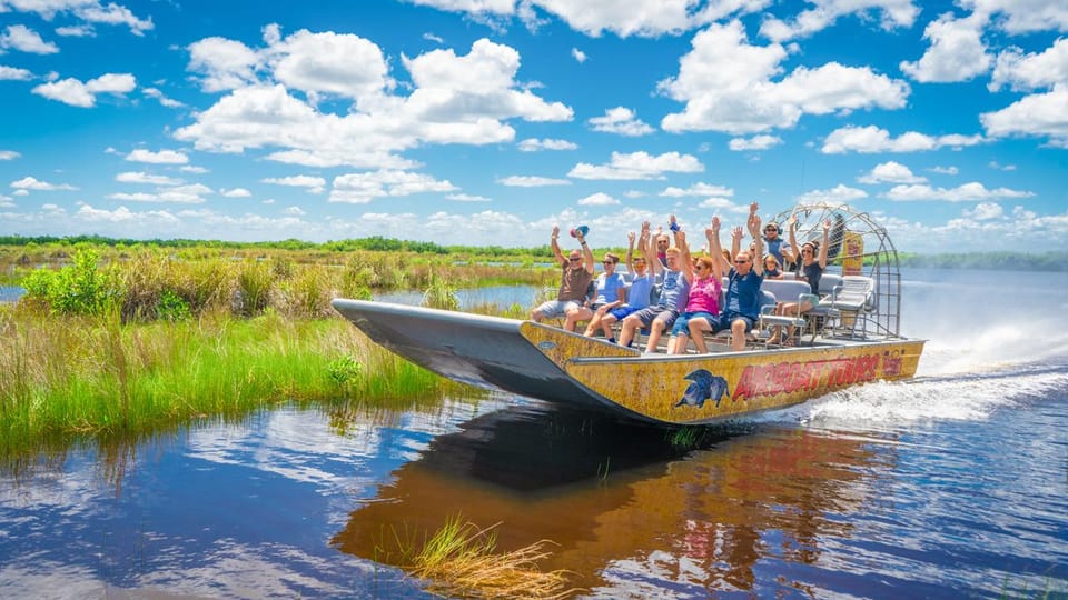 Book your Everglades: Mangrove, Grassland Airboat Tours, & Boardwalk experience today. Discover upcoming events, exciting activities, tours, places to eat, places to stay, and fun things to do in Everglades City, Florida with PartyFixx.co.