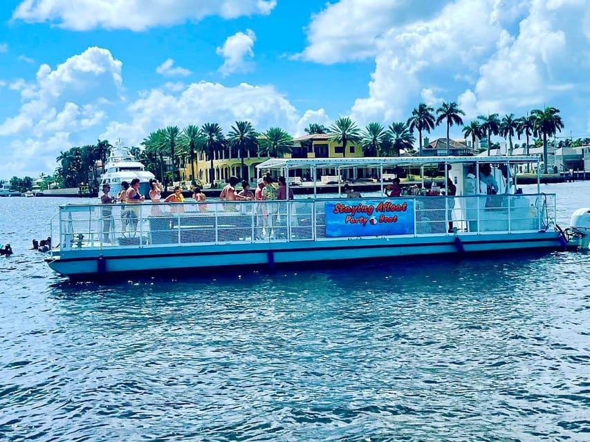 Book your Fort Lauderdale: Scenic Boat Trip w/ Swim Stop & Inflatables experience today. Discover upcoming events, exciting activities, tours, places to eat, places to stay, and fun things to do in Fort Lauderdale, Florida with PartyFixx.co.