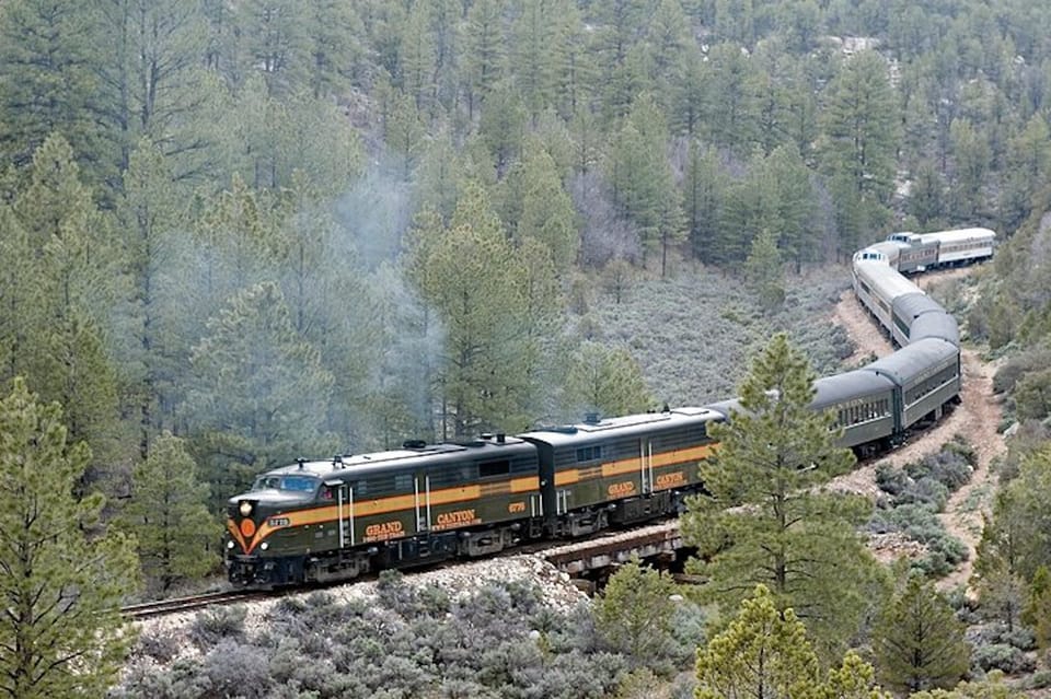 Book your From Flagstaff: Grand Canyon Railroad Full-Day Guided Tour experience today. Discover upcoming events, exciting activities, tours, places to eat, places to stay, and fun things to do in Grand Canyon National Park, Arizona with PartyFixx.co.