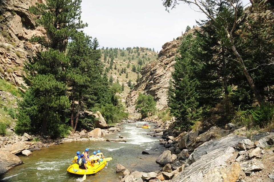 Book your Idaho Springs: Upper Clear Creek Rafting and Zipline experience today. Discover upcoming events, exciting activities, tours, places to eat, places to stay, and fun things to do in Idaho Springs, Colorado with PartyFixx.co.