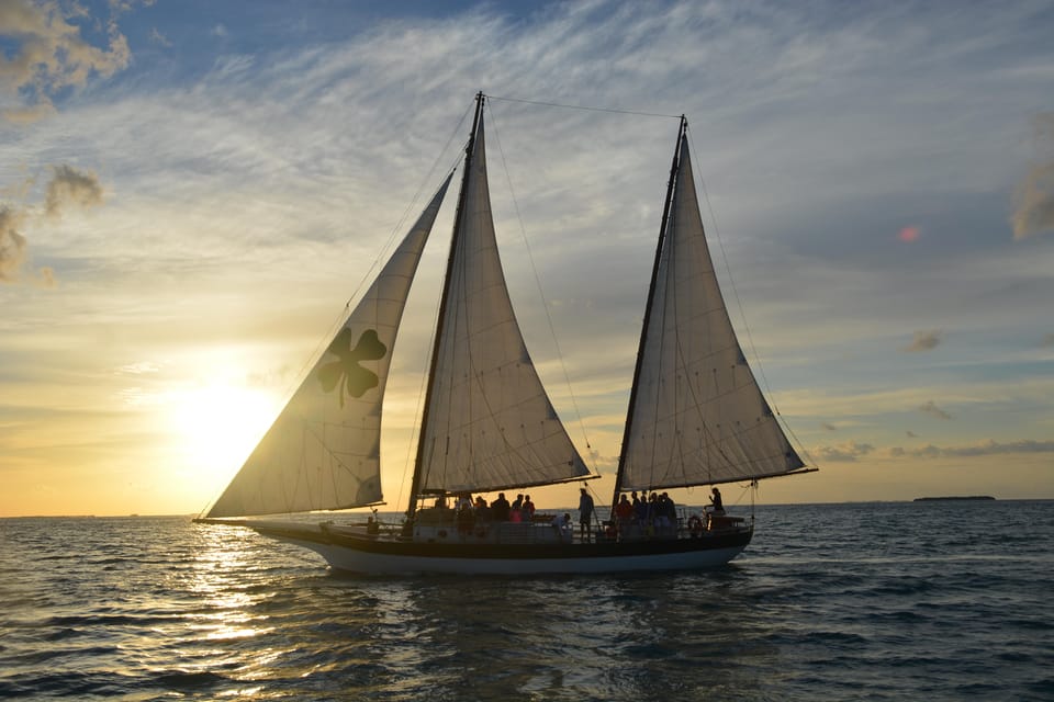 Book your Key West's Schooner Appledore Star Champagne Sunset Sail experience today. Discover upcoming events, exciting activities, tours, places to eat, places to stay, and fun things to do in Key West, Florida with PartyFixx.co.