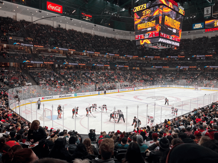 Book your Los Angeles: Anaheim Ducks Ice Hockey Game Ticket experience today. Discover upcoming events, exciting activities, tours, places to eat, places to stay, and fun things to do in Anaheim, California with PartyFixx.co.