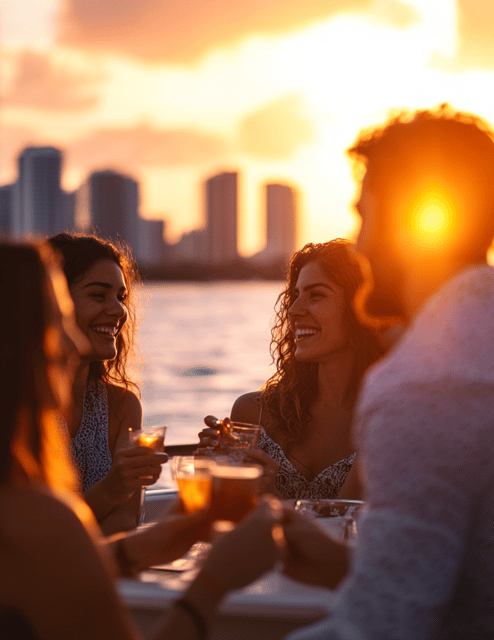 Book your Miami: 90-Minute Sunset Cruise with the Mojito Bar on Board experience today. Discover upcoming events, exciting activities, tours, places to eat, places to stay, and fun things to do in Miami, Florida with PartyFixx.co.