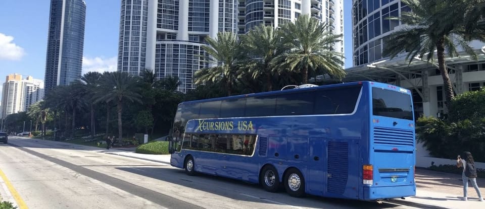 Book your Miami & Key West: One-Way Transfer by Motor Coach Bus experience today. Discover upcoming events, exciting activities, tours, places to eat, places to stay, and fun things to do in Miami, Florida with PartyFixx.co.